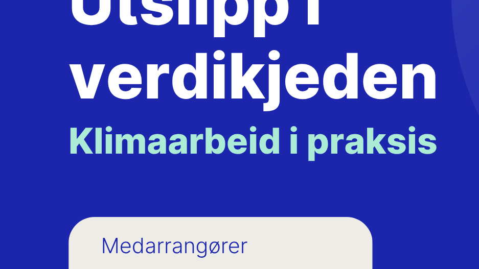 Lenke til artikkel: Gratis kurs på Tynset 13. oktober - Utslipp i verdikjeden